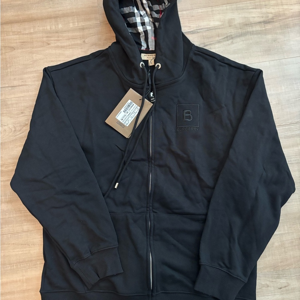Burberry Black Zip-Up Burberry Men's Jacket